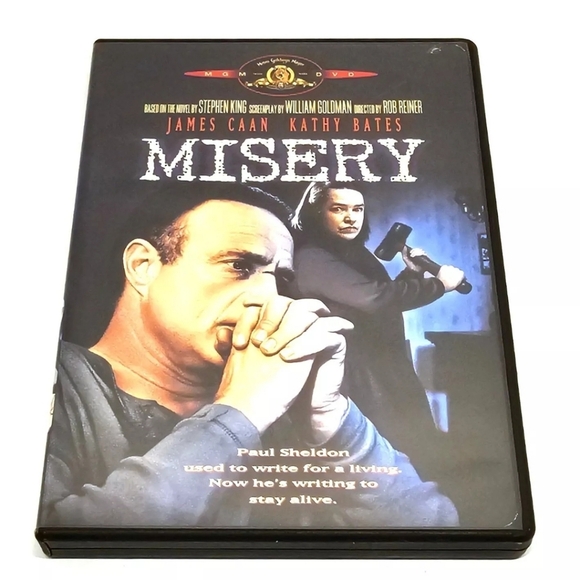 Misery DVD 2000 Widescreen Full Screen Stephen King Kathy Bates Horror Thriller - Picture 1 of 4
